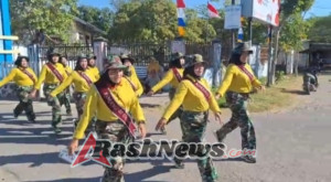 Persit Empang Tampil Memukau di Gerak Jalan HUT RI ke-80