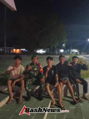 TNI di Taliwang Terus Ingatkan Warga Pentingnya Menjaga Ketertiban