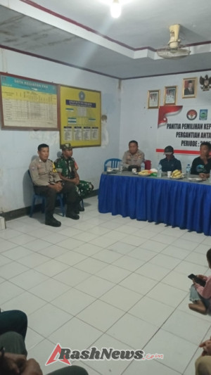 Babinsa Aktif Kawal Tahapan Pemilihan Kepala Desa PAW