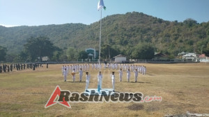 Danramil Hu’u Tegaskan Disiplin dan Nasionalisme di Gladi Bersih HUT RI