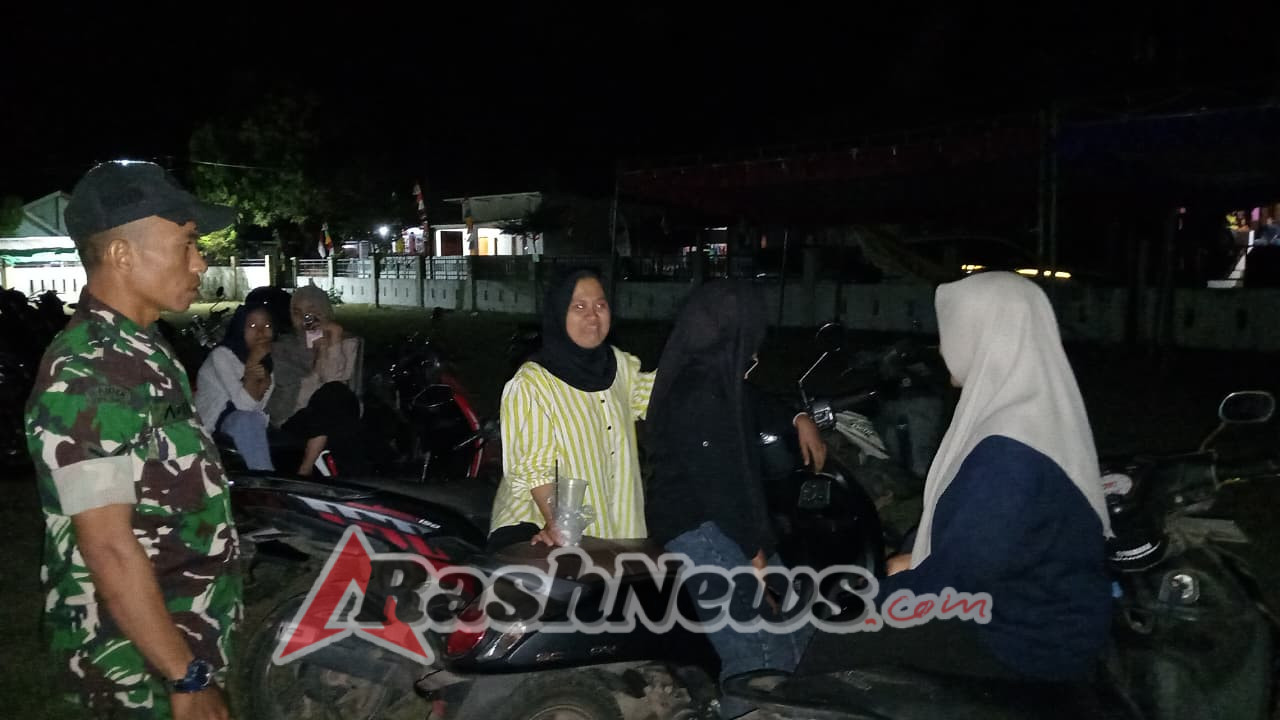 Koramil Jereweh Terus Wujudkan Lingkungan Kondusif Lewat Patroli