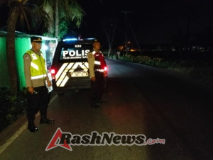 Patroli Subuh Samapta Polsek Abiansemal Sasar Jalur Sepi & Pemukiman Warga