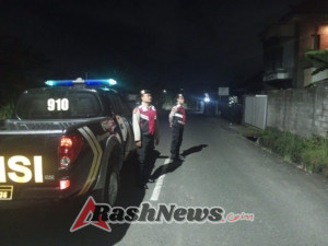 Patroli Malam, Polsek Mengwi Sisir Jalur Sepi dan Pemukiman Penduduk