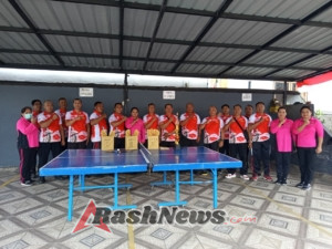 Polsek Kerambitan Bersama Bhayangkari Ranting Kerambitan adakan Olah Raga Bersama dan Pertandingan Pingpong serta lomba Karaoke.