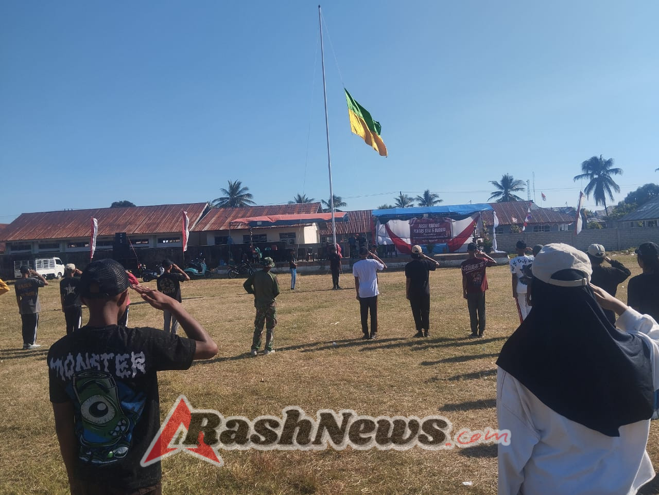 Babinsa Koramil 1612-03/Reok Bina Paskibraka: Latihan Serius Demi Upacara HUT RI Sukses