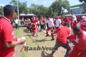 Pererat Silaturahmi Kodim Loteng Gelar Lomba Hari Kemerdekaan Bersama Persit