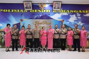 Polres Karangasem Gelar Kenal Pamit Pasca Sertijab Lima Pejabat Utama