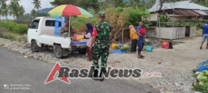 Wujudkan Kamtibmas, Babinsa Aktif Dengar Aspirasi Warga Maubasa