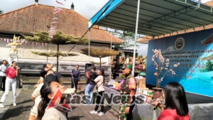 Babinsa Desa Landih Bersama Warga Meriahkan Lomba HUT RI ke-80 di SPPG Mitra Alota Agung Bali