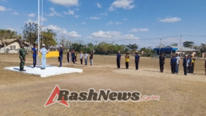 Babinsa Kodim 1601/Sumba Timur Pastikan Kesiapan Paskibra Lewat Geladi Bersih