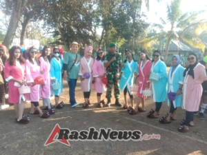 Kodim 1614/Dompu Jadi Motor Penggerak Lomba Gerak Jalan Unik Tingkat Kelurahan