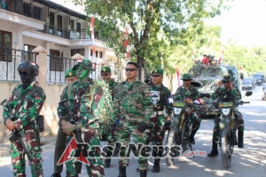 Kebersamaan dan Kreativitas Warnai Partisipasi Kodim 1627/Rote Ndao dalam Karnaval HUT RI