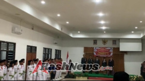 Dandim 1629/Sumba Barat Daya Hadiri Pengukuhan Paskibra