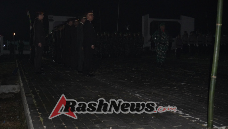 Mengheningkan Cipta di Tengah Malam, Kodim Manggarai Hormati Jasa Pahlawan