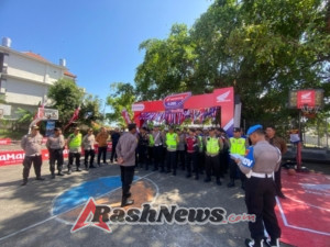 Jamin Keamanan Polsek Kuta Utara Amankan Pinal DBL 2025 di GOR Purna Kerida Kerobokan,