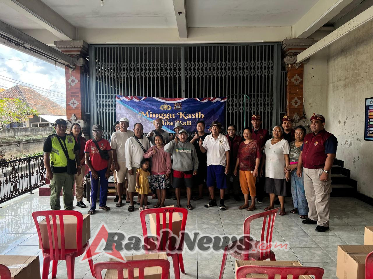 Program Minggu Kasih,Ditreskrimsus Polda Bali Sampaikan Pentingnya Pendataan Bagi Penduduk Pendatang.