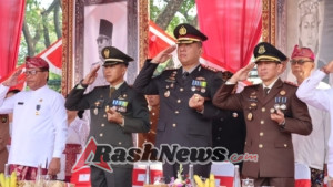 Kapolresta Denpasar Hadiri Upacara Peringatan HUT Kemerdekaan RI Ke-80 di Kota Denpasar