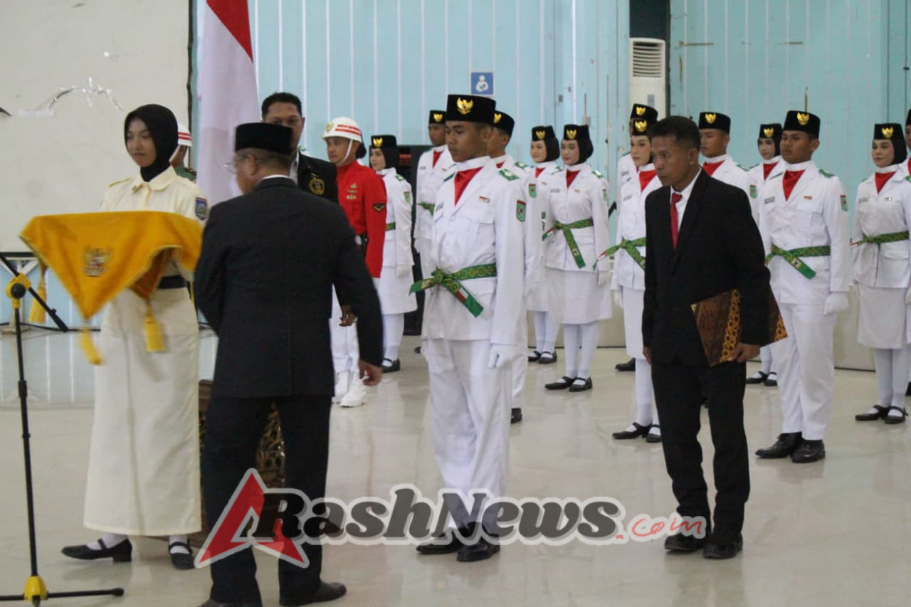 Paskibra Kota Bima Resmi Dikukuhkan, Dandim Andi Lulianto Dorong Tumbuhnya Jiwa Nasionalisme