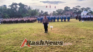 HUT Ke-80 RI, Kapolsek Selemadeg Hadiri Upacara di Bajera