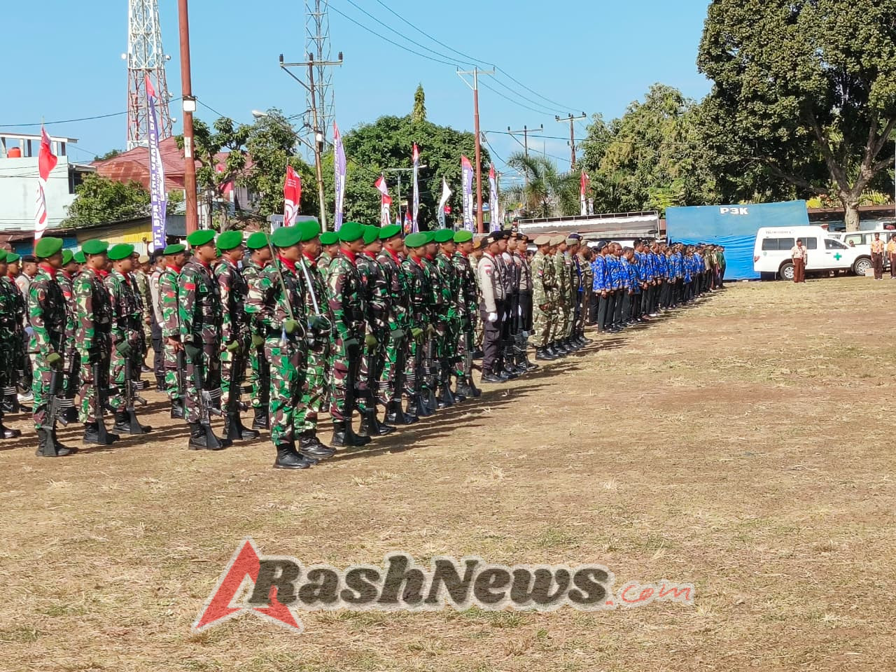 Kodim 1624/Flotim Perkuat Persatuan dan Nasionalisme dalam Upacara HUT ke-80 RI