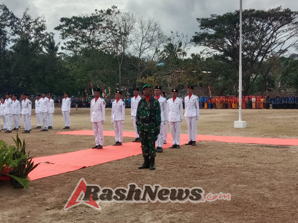 Semangat Nasionalisme Menggelora dalam Upacara Detik-Detik Proklamasi di Wawo