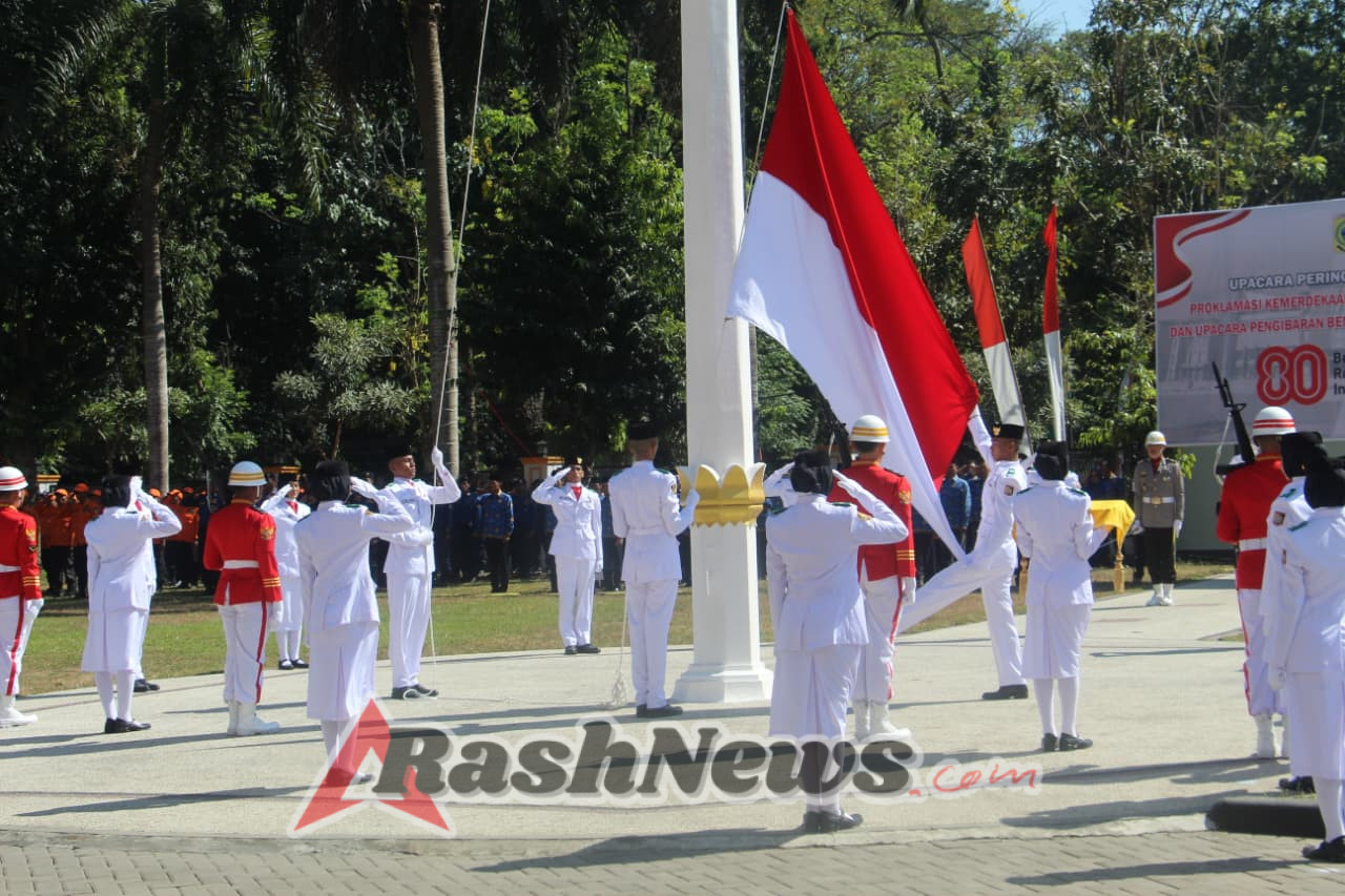 Kodim 1615/Lotim Bersama Forkopimda Kokohkan Semangat Nasionalisme di HUT RI ke-80