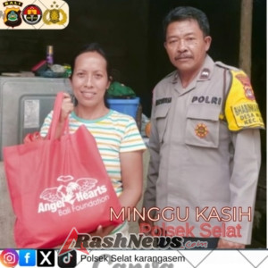 Minggu Kasih Polsek Selat dilaksanakan di BD. Muncan Desa Muncan, Kec. Selat.
