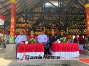 Kapolsek Marga Hadir Dalam Upacara Peringatan HUT RI Ke 80