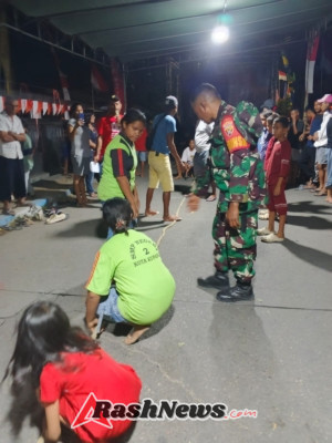 Sinergi Babinsa dan Polisi Jaga Kegiatan Budaya Masyarakat