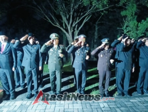 Forkopimda Gianyar Bersama Kodim 1616 Gelar Apel Kehormatan dan Renungan Suci Jelang HUT Ke-80 RI