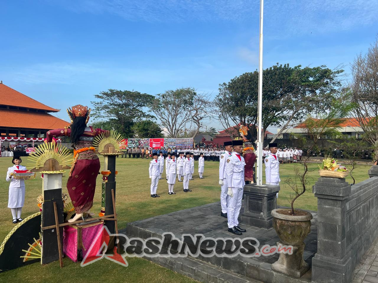 Upacara HUT ke-80 RI di Kecamatan Tampaksiring Berlangsung Khidmat dan Penuh Nasionalisme