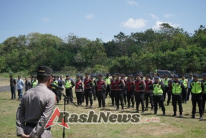 Ratusan Personel Polda Bali Amankan Pesta Rakyat GWK