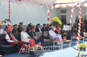 Danrem 161/WS Bersama Gubernur NTT dan Forkopinda NTT, Menyerahkan Remisi Bagi Narapidana dan Anak di Lapas Kelas II A Kota Kupang.