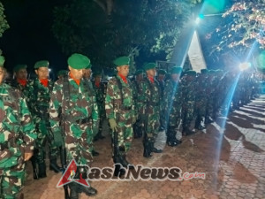 Seribu Obor Menyala, Kodim 1608/Bima Pimpin Renungan Suci dalam Penghormatan Kepada Pahlawan