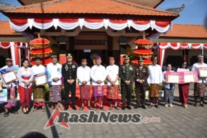 Upacara Detik-Detik Proklamasi HUT ke-80 RI di Buleleng Dihadiri Dandim 1609 Letkol Czi Ibnu Ria Indrawan