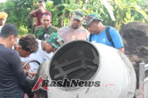 Kerjasama Satgas TMMD dan Warga, Tokoh Masyarakat: Bukti TNI Selalu Hadir untuk Rakyat