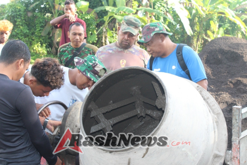 Kerjasama Satgas TMMD dan Warga, Tokoh Masyarakat: Bukti TNI Selalu Hadir untuk Rakyat