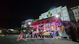 Dandim dan Persit 1614/Dompu Berbaur dengan Masyarakat di Malam Resepsi Kemerdekaan