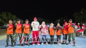 Warga Antusias Ikuti Lomba Joget Kodim 1628/Sumbawa Barat Sambut HUT RI ke-80