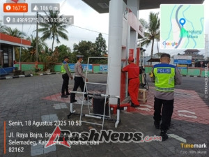 Pastikan keamanan wilayah, Polsek Selemadeg gencarkan Patroli KRYD siang hari