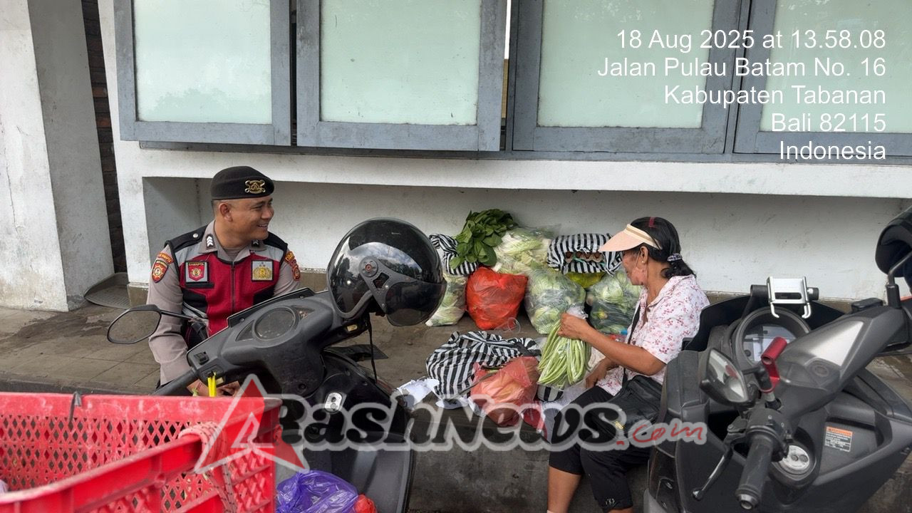 Polres Tabanan Gelar Patroli Jalan Kaki Subuh, Pastikan Lingkungan Warga Tetap Kondusif