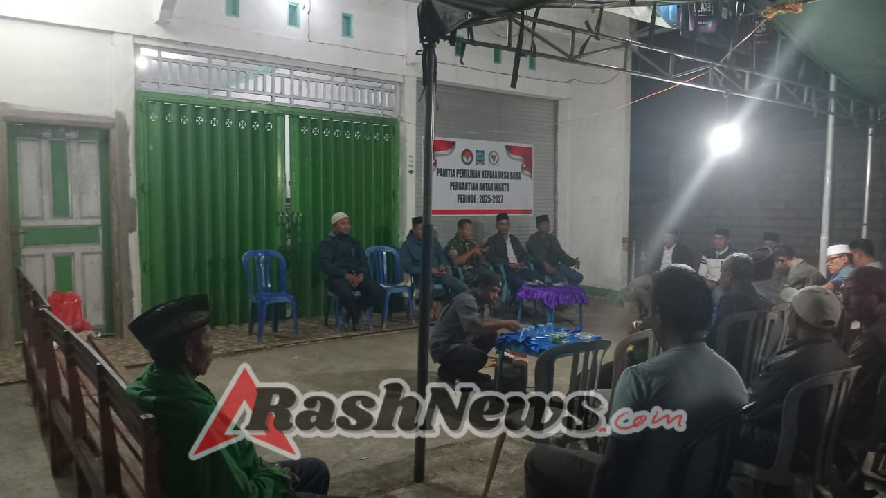 Babinsa dan Warga Bara Gelar Musyawarah Pemilihan Kades Antar Waktu