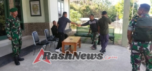 Sambut Hari Kemerdekaan ke-80, Koramil Jajaran Kodim 1628/Sumbawa Barat Ikuti Lomba Kebersihan Pangkalan