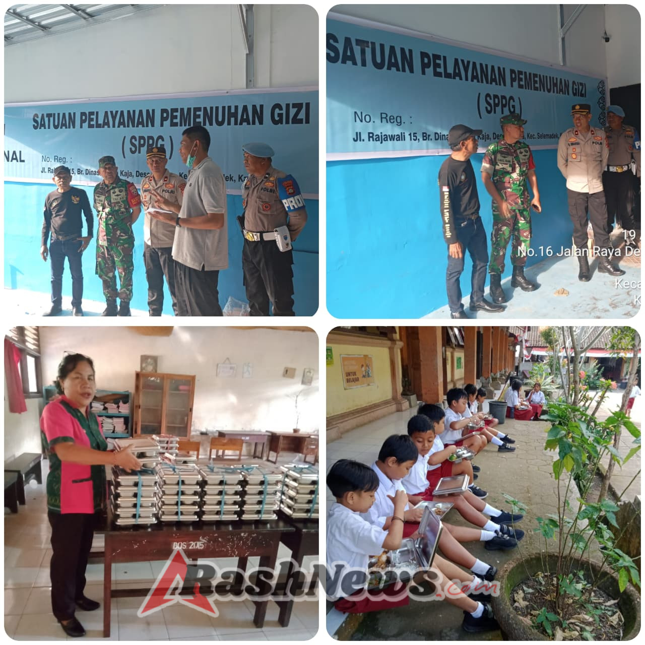 Kapolsek Selemadeg hadiri Louncing Yayasan Arrosikhun SPPG Bajera