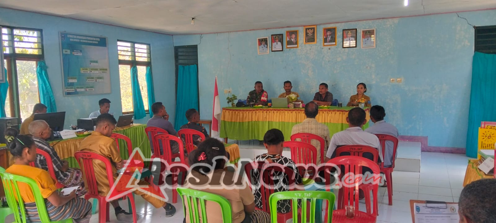 Kolaborasi untuk Desa Maju Babinsa Hadiri Rapat RPJMDes dan Stanting Desa Fafinesu