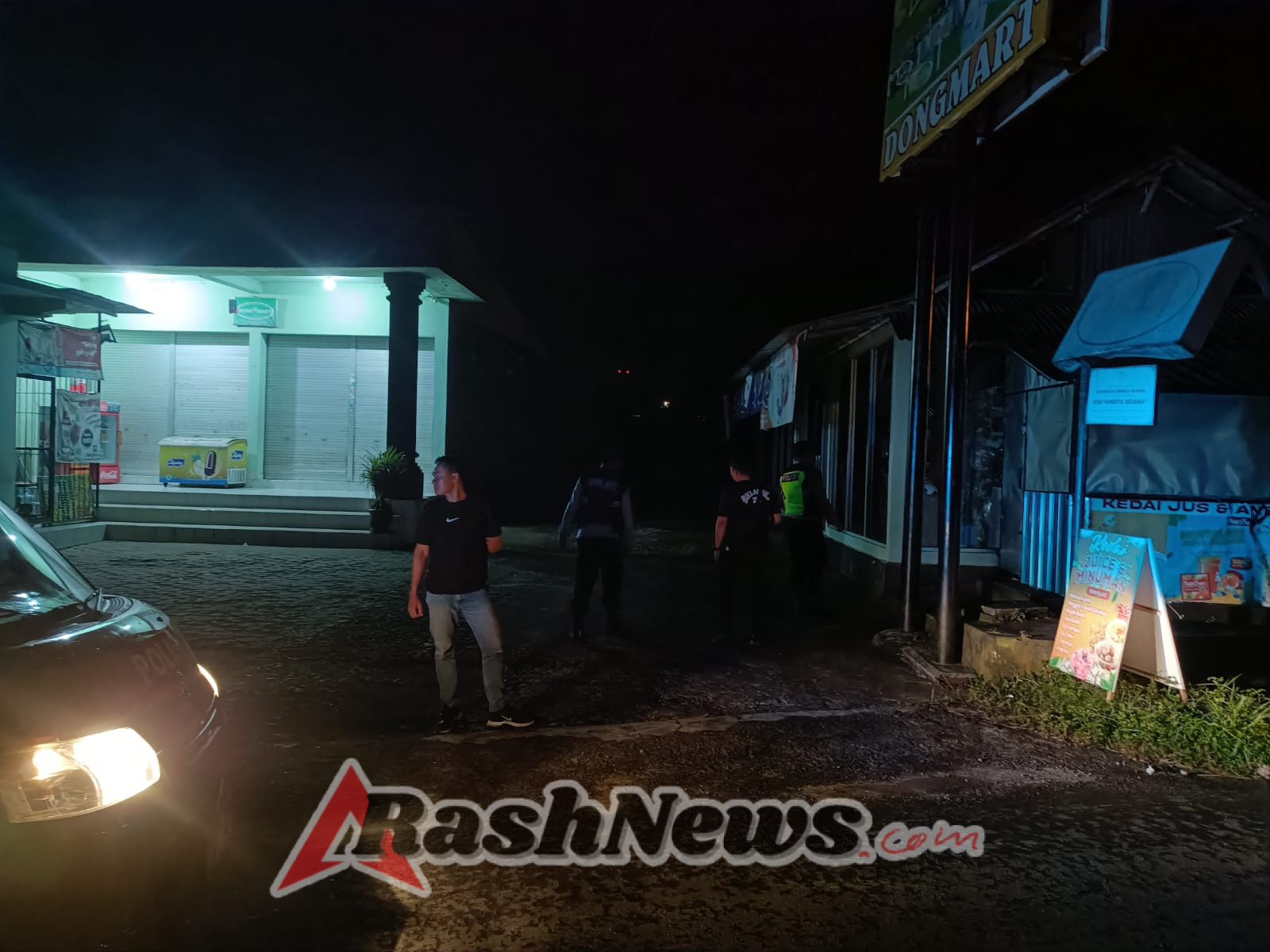 Patroli Blue Light Polsek Bebandem Untuk Menekan Potensi Gangguan Kamtibmas