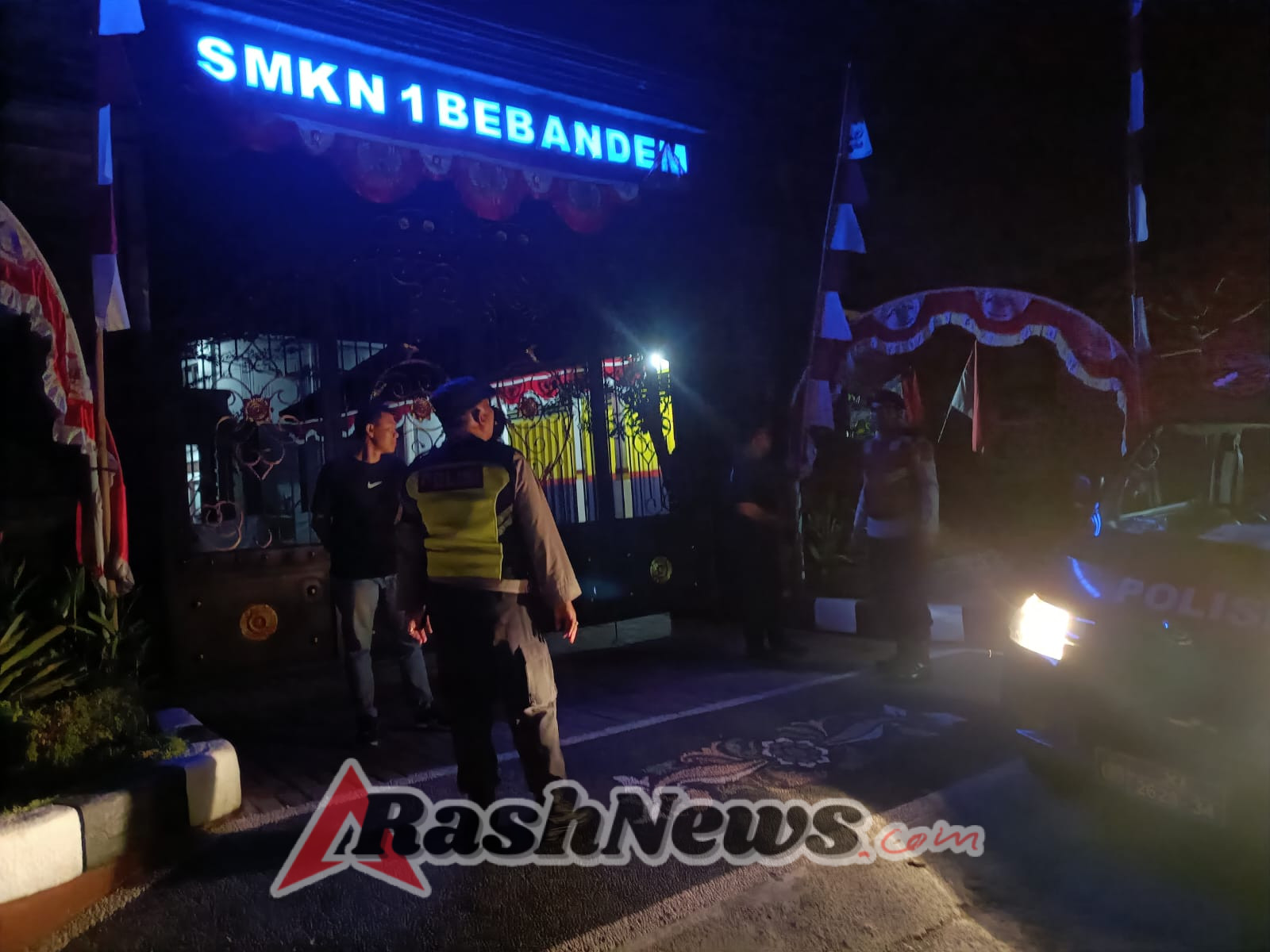 Patroli Blue Light Polsek Bebandem Untuk Menekan Potensi Gangguan Kamtibmas