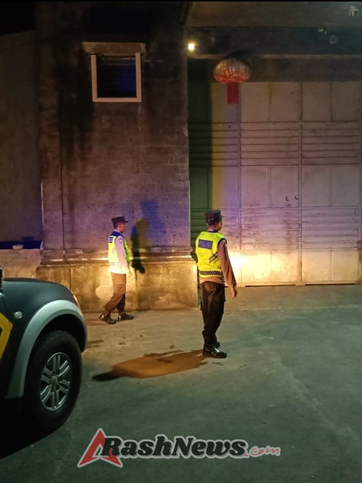 Antisipasi Gangguan Kamtibmas Polsek Penebel  Patroli Malam Hari