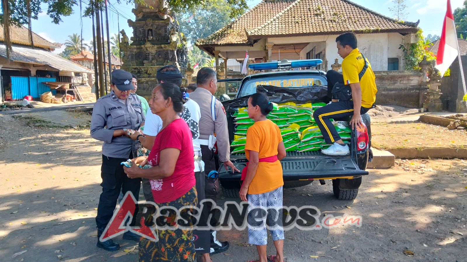 Polsek Baturiti dukung Gerakan Pangan Murah