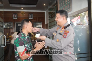 Sinergitas TNI-Polri, Kapolres Tabanan Hadiri Perayaan Ulang Tahun Dandim 1619 Tabanan